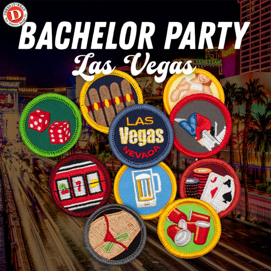 Bachelor Party Vegas Demerit Badge Bundle - Fake merit badges
