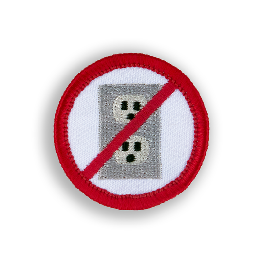 No Electricity Patch | Demerit Wear - Fake Merit Badges
