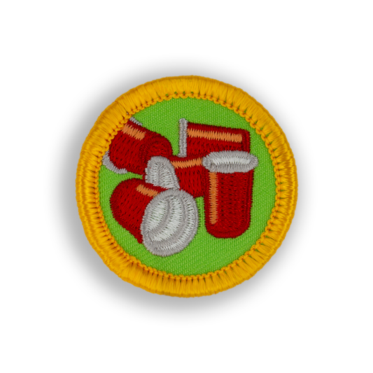 Red Cups Patch | Demerit Wear - Fake Merit Badges
