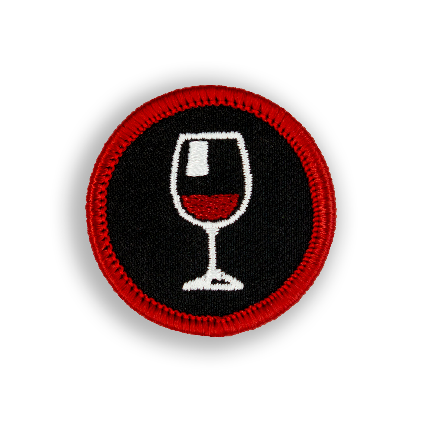 Red Wine Fanatic Patch | Demerit Wear - Fake Merit Badges