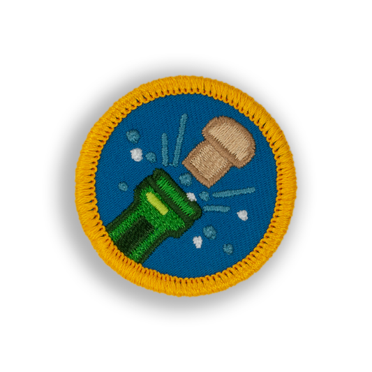 Champagne Patch | Demerit Wear - Fake Merit Badges