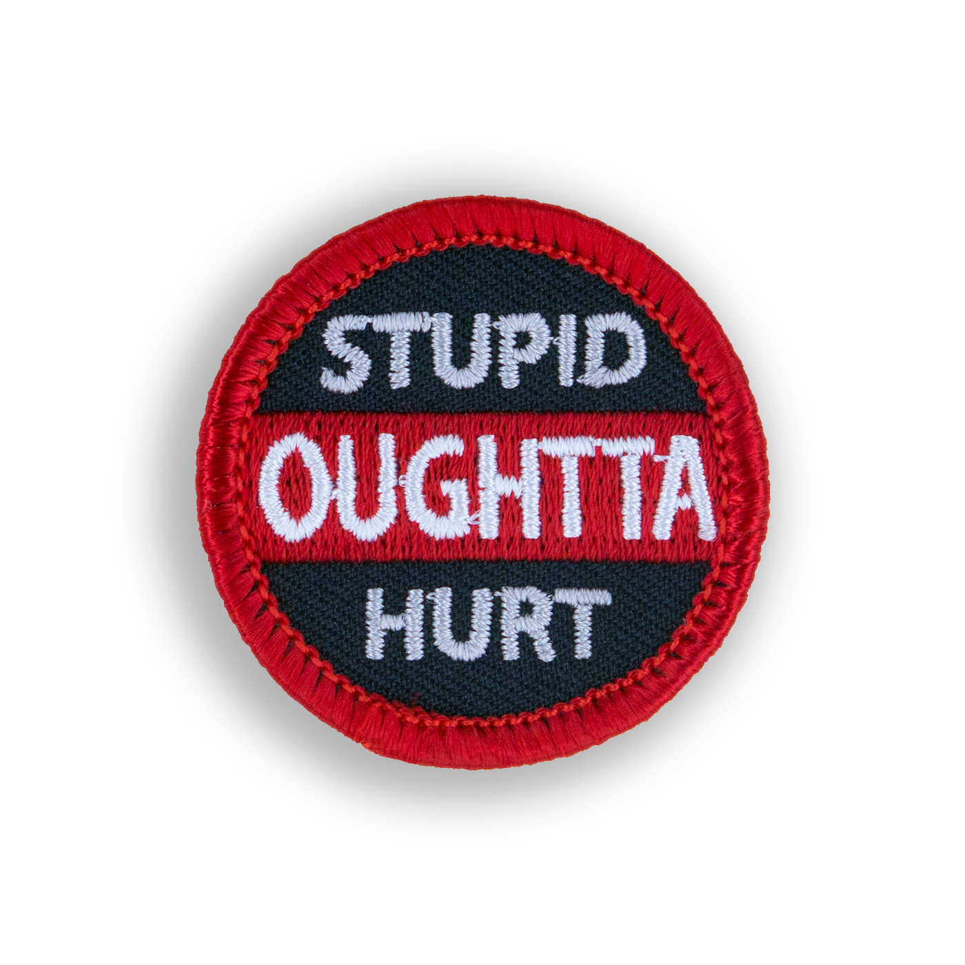 Stupid Oughta Hurt Patch | Demerit Wear - Fake Merit Badges
