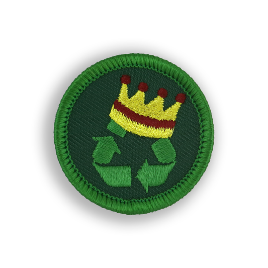Recycling Royalty Patch | Demerit Wear - Fake Merit Badges
