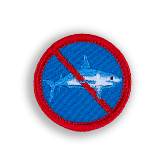 No Sharks Patch | Demerit Wear - Fake Merit Badges