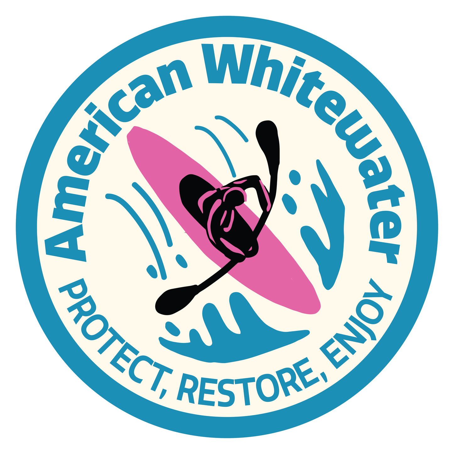 American Whitewater - Custom 2.5" Diameter Patch