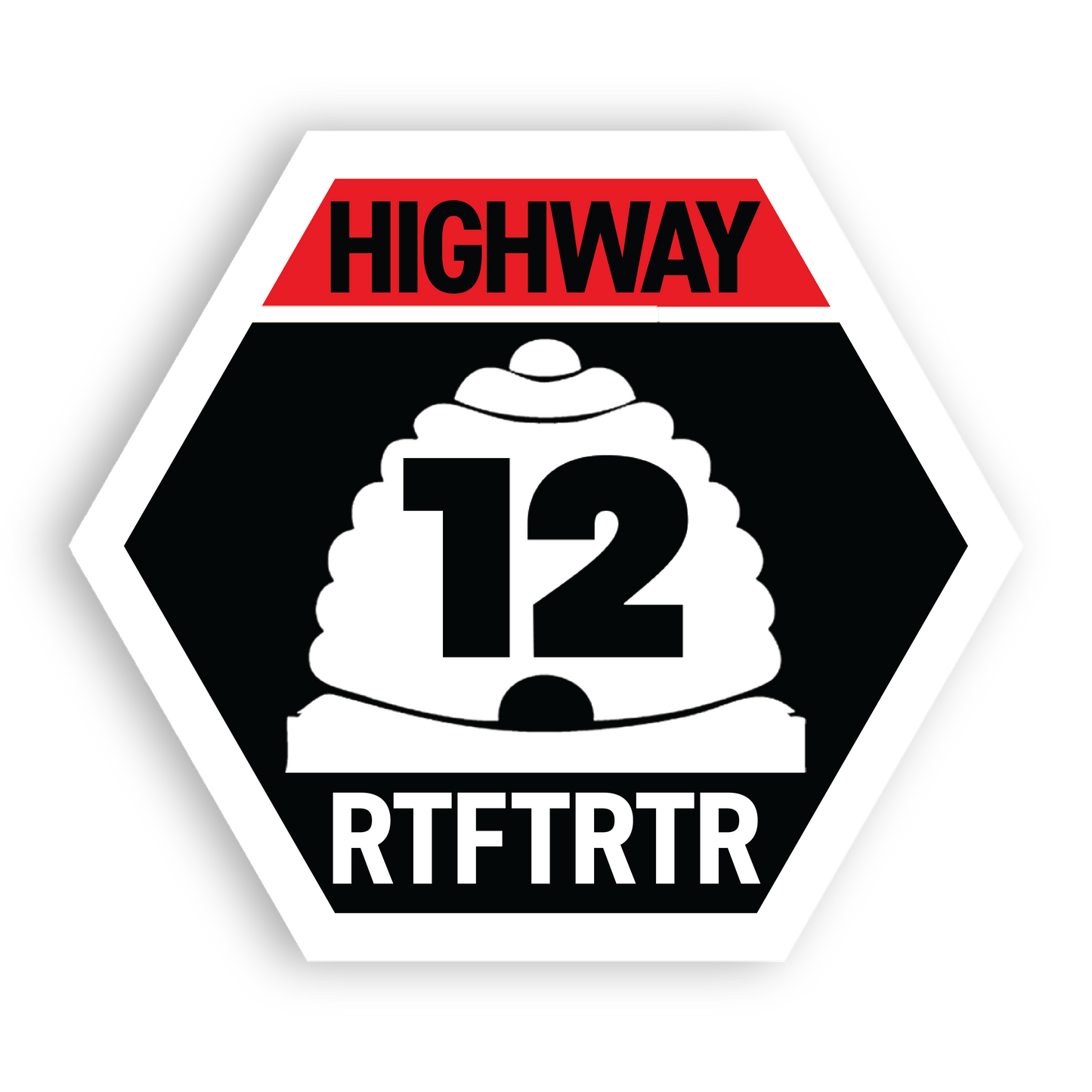 BBSC RTFTRTR Highway Custom 2.3" x 2" Patch