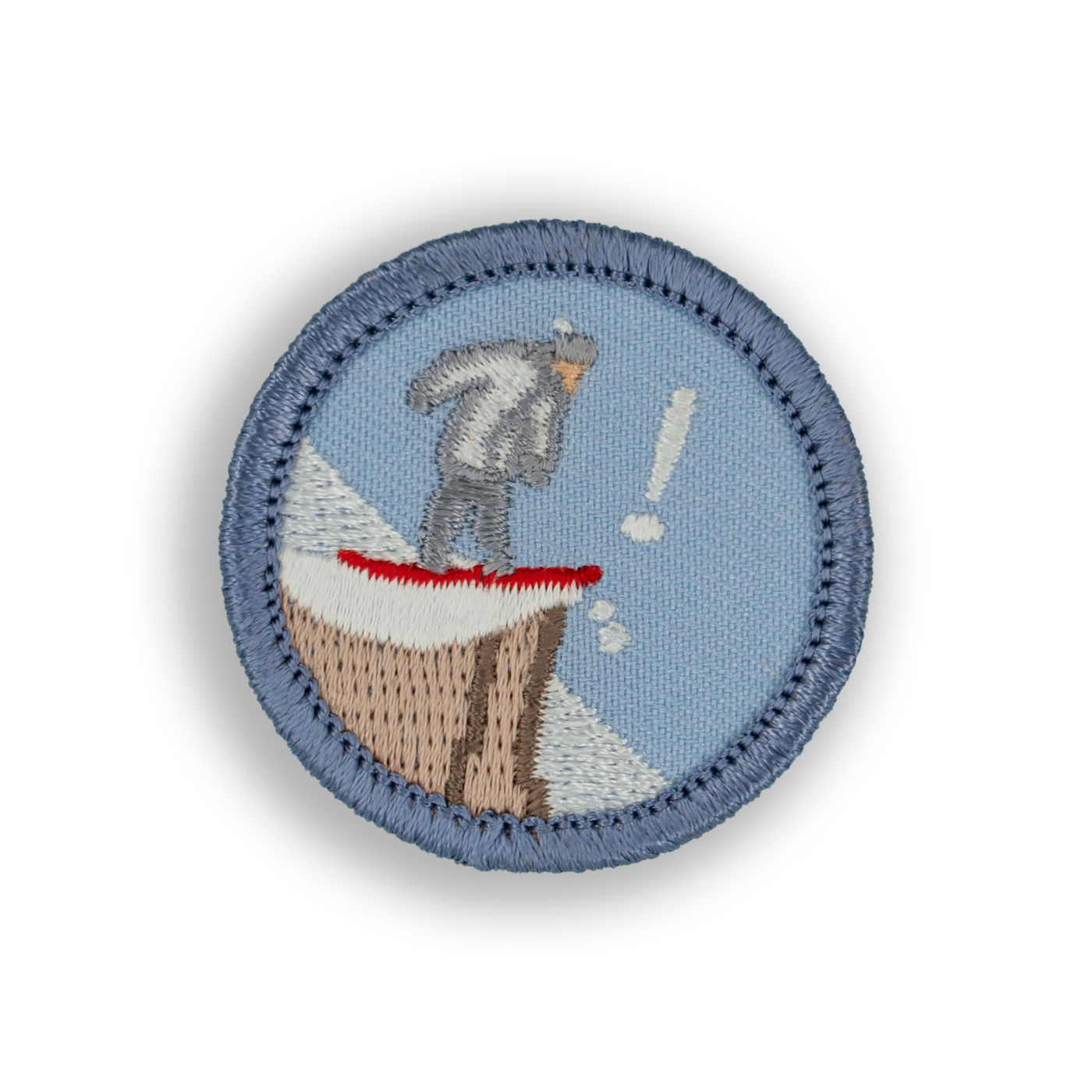 Drop-in Snowboard Patch | Demerit Wear - Fake Merit Badges