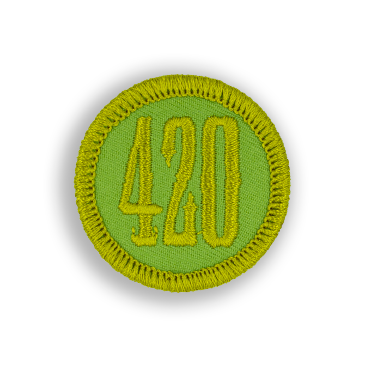 High Number 420 Patch | Demerit Wear - Fake Merit Badges