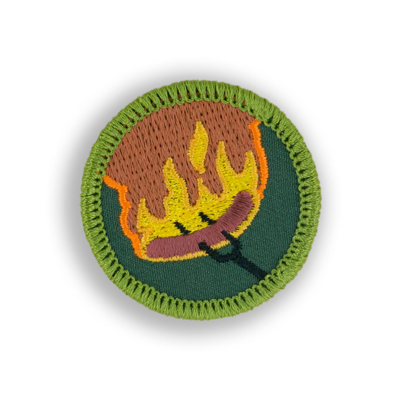 Burning Hot Dog Patch | Demerit Wear - Fake Merit Badges
