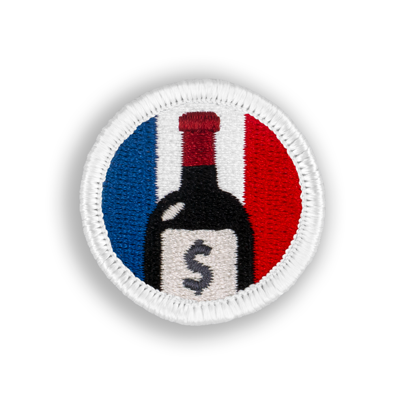 French Wine Snob Patch | Demerit Wear - Fake Merit Badges
